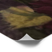 ファンタジームーンライトマジカルガーデンランドスケープ ポスター (角)