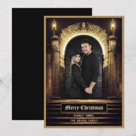 ファンタジーメリークリスマスホリデーカード シーズンカード