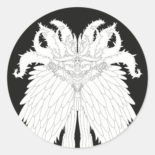 ファンタジーモンスター ラウンドシール (正面)