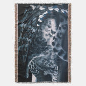 ファンタジーユキヒョウ スローブランケット (正面縦)