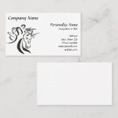 ファンタジーユニコーンスケッチスケッチアートワーク 名刺 (正面/裏面)