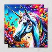 ファンタジーユニコーンデザイン シーズンカード (正面/裏面)