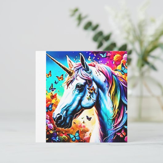 ファンタジーユニコーンデザイン シーズンカード (スタンド正面)