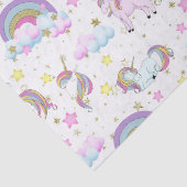 ファンタジーユニコーン模様の女の子パーティー組織 薄葉紙 (詳細)