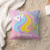 ファンタジーユニコーン追加ネームhome decor pilor クッション (ブランケット)