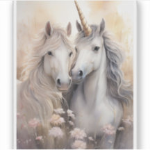 ファンタジーユニコーン透明ステッカー