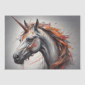 ファンタジーユニコーン – Decopage_ 薄葉紙 (正面)