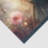 ファンタジーライオンの友人と小さな女の子の切り離し 薄葉紙 (詳細)