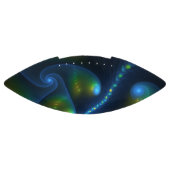 ファンタジーライト抽象芸術ブルーグリーンイエローフラクタル アメリカンフットボール (パネル)