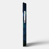 ファンタジーライト抽象芸術ブルーグリーンイエローフラクタル Case-Mate iPhoneケース (裏面 / 左)