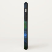 ファンタジーライト抽象芸術ブルーグリーンイエローフラクタル Case-Mate iPhoneケース (裏面/左)