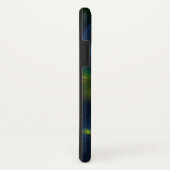 ファンタジーライト抽象芸術ブルーグリーンイエローフラクタル Case-Mate iPhoneケース (裏面/右)