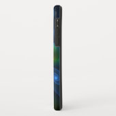 ファンタジーライト抽象芸術ブルーグリーンイエローフラクタル Case-Mate iPhoneケース (裏面/左)