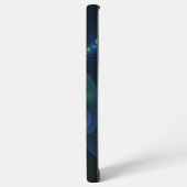 ファンタジーライト抽象芸術ブルーグリーンイエローフラクタル SAMSUNG GALAXYケース (左側面)