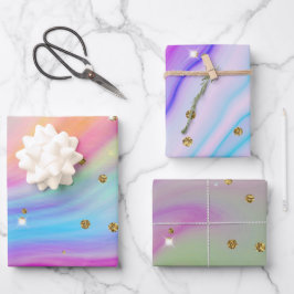 ファンタジーラッピング紙セット(3) ラッピングペーパーシート