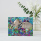 ファンタジーランドのウサギたち ポストカード (スタンド正面)