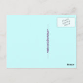 ファンタジーランドのウサギたち ポストカード (裏面)