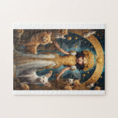 ファンタジーランドの愛らしいキャラクター ジグソーパズル (横)