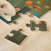 ファンタジーランドの愛らしいキャラクター ジグソーパズル (側面)