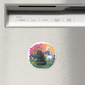 ファンタジーランド(ff) – ペルシャ猫（黒） マグネット (インサイチュ (食洗機))