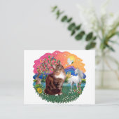 ファンタジーランド(ff) - Maine Coon cat (tabby) ポストカード (スタンド正面)