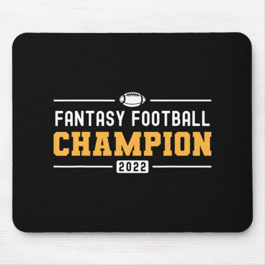 ファンタジーリーグチャンプ2022勝者ファンタジーサッカー マウスパッド (正面)