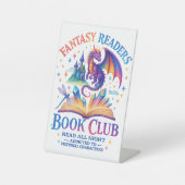 ファンタジーリーダブッククラブ.... 台座サイン (正面)