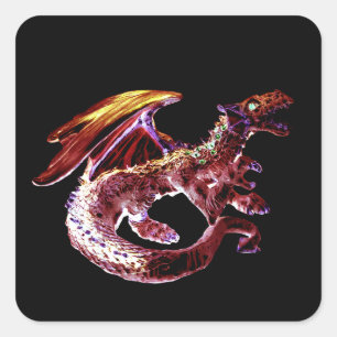 ファンタジールビーレッズドラゴン スクエアシール