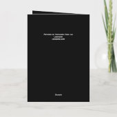 ファンタジーロシアのハッピーバースデー カード (裏面)