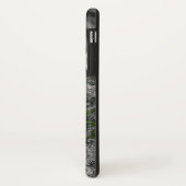 ファンタジーワールドグリーンとグレーの抽象芸術フラクタル・アート Case-Mate iPhoneケース (裏面/左)