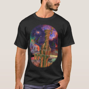 ファンタジーワールドスサイエンスフィクションのドラゴンファイト Tシャツ