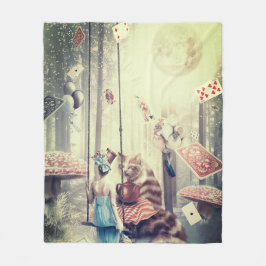 ファンタジーワールドトランプ フリースブランケット