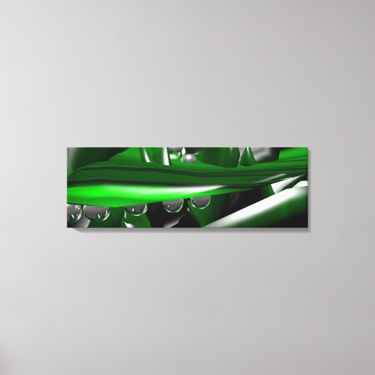 ファンタジーワールドMalachitと抽象芸術フラクタル・アート キャンバスプリント (正面)