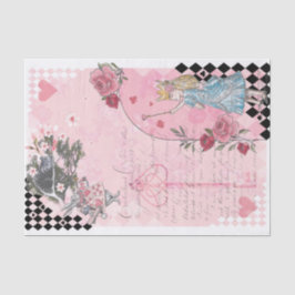 ファンタジーヴィンテージアリスinワンダーランドチェッカーボード 薄葉紙