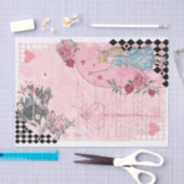 ファンタジーヴィンテージアリスinワンダーランドチェッカーボード 薄葉紙 (クラフト)