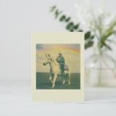 ファンタジー一角獣（ユニコーン） ポストカード (スタンド正面)