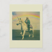 ファンタジー一角獣（ユニコーン） ポストカード (正面)