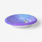 ファンタジー三日月かわいらし顔カラフル形状 ペーパーボウル (傾斜あり)