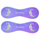 ファンタジー三日月顔かわいらしデコレーションスカイ ソフトボール (パネル)