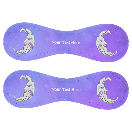 ファンタジー三日月顔かわいらしデコレーションスカイ ソフトボール (パネル)