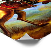 ファンタジー中世の兵士AIデジタルアートポスター#01 ポスター (角)