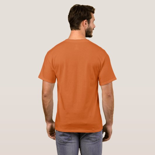ファンタジー中世の城 – ウッドカット3 Tシャツ (裏面フル)