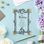 ファンタジー中世の結婚式 アクリル招待状 (インサイチュ (ウェディング))