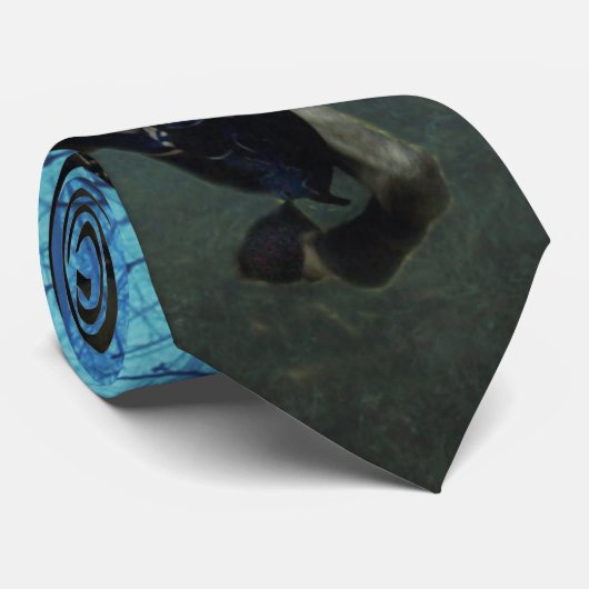 ファンタジー中世の騎士の月明かりの中 ネクタイ (ロール)