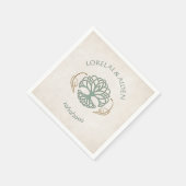 ファンタジー中世ケルト結婚チック スタンダードカクテルナプキン (角)