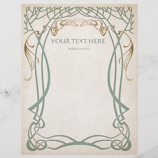 ファンタジー中世ケルト結婚チック チラシ (正面)