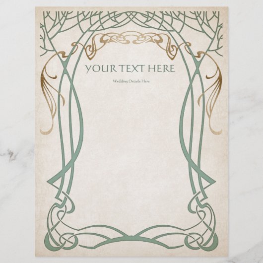 ファンタジー中世ケルト結婚チック チラシ (裏面)