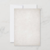 ファンタジー中世ケルト結婚チック 出欠カード (裏面)