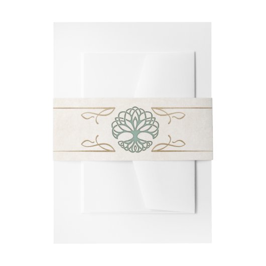 ファンタジー中世ケルト結婚チック 招待状ベリーバンド (正面例)