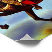 ファンタジー中世ナイトAIデジタルアートポスター ポスター (角)